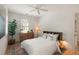 Light-filled bedroom featuring hardwood floors and stylish, minimalistic decor at 429 Venning St, Mount Pleasant, SC 29464