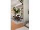Elegant dining room with large windows, a modern light fixture and seating for at least six people at 429 Venning St, Mount Pleasant, SC 29464