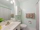 Inviting bathroom features vanity, toilet, and shower with coordinated hardware at 4765 Arco Ln, North Charleston, SC 29418