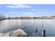 Community water view from dock with boat at 4765 Arco Ln, North Charleston, SC 29418