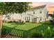 Beautiful backyard space featuring lush lawn, storage shed and cozy covered patio at 529 Dunswell Dr, Summerville, SC 29486