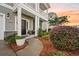 Inviting home exterior with landscaped garden, walkway, and covered entry at 529 Dunswell Dr, Summerville, SC 29486
