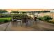 Relaxing patio area with outdoor seating and a scenic neighborhood view at 529 Dunswell Dr, Summerville, SC 29486
