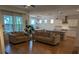 Bright open concept with hardwood floors and large windows that fill the space with natural light at 558 Pendleton Dr, Moncks Corner, SC 29461