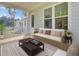 Relaxing outdoor porch featuring comfortable seating and serene views at 615 Du Bois Dr, Johns Island, SC 29455
