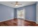 Charming bedroom features hardwood floors, ample natural light, and neutral paint at 700 Daniel Ellis Dr # 3108, Charleston, SC 29412