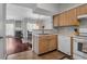 Bright kitchen has stainless appliances, tile flooring, and a convenient breakfast bar at 700 Daniel Ellis Dr # 3108, Charleston, SC 29412