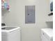 Practical laundry room includes modern washer and dryer for easy chores at 700 Daniel Ellis Dr # 3108, Charleston, SC 29412
