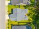 Aerial view shows the layout of the home on a well manicured lot at 704 Kilarney Rd, Summerville, SC 29483