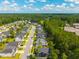 Aerial view of the neighborhood, showcasing mature trees and well-maintained streets at 704 Kilarney Rd, Summerville, SC 29483