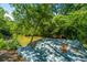 This backyard features a water view, as well as a dock for easy access to the water at 734 Waterloo St, Charleston, SC 29412
