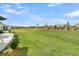 Expansive backyard with lush green grass, offering plenty of space for recreation and relaxation at 753 Blue Iris Way, Summerville, SC 29486