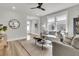 Comfortable living room featuring lots of light and neutral tones at 753 Blue Iris Way, Summerville, SC 29486