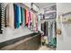 Organized walk-in closet with ample storage space, shelves, and a dresser for clothing and accessories at 753 Blue Iris Way, Summerville, SC 29486