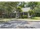 Charming home with a well-maintained lawn, mature trees, and dedicated parking spots at 8059 Shadow Oak Dr, North Charleston, SC 29406