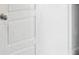 A close up of the clean white interior door at 8746 Silver Perch Ln, North Charleston, SC 29420