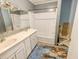 Bathroom featuring a double vanity and combination shower and tub at 93 Knights Ave, Walterboro, SC 29488