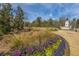 Inviting entrance to The Ponds with manicured landscaping and a charming tower, setting a welcoming tone at 104 Limpkin Ln, Summerville, SC 29483