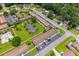 A lovely aerial view of townhomes, a sparkling community pool, tennis court and ample parking at 107 Hickory Ln # C, Ladson, SC 29456