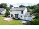 Aerial view of home with wooden deck and lush green yard at 107 Sugarpine Pl, Summerville, SC 29486