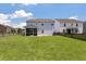 Backyard featuring a well-maintained lawn, screen porch and wood fence providing privacy at 109 Goose Rd, Summerville, SC 29483