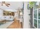 Inviting living room featuring a staircase, hardwood floors, and comfortable seating arrangements at 1100 Griswold St, Mount Pleasant, SC 29466