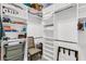 Spacious walk-in closet with custom shelving and ample storage for organization at 1100 Griswold St, Mount Pleasant, SC 29466