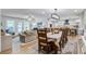 Spacious dining area that flows into the living room and kitchen, perfect for entertaining and Gathering gatherings at 1126 Brigantine Dr, Charleston, SC 29412