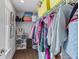 Well-organized walk-in closet with shelving, hanging space, and stylish storage solutions at 129 Martins Point Dr, Wando, SC 29492