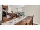 View of dining room with table set, connecting to kitchen and living area at 153 Instructor Ct, Ladson, SC 29456
