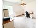 Bright bedroom with a ceiling fan, a large window, and furniture at 1804 Bass Rd, Moncks Corner, SC 29461