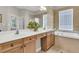 Bathroom featuring double sinks, a large mirror, a separate tub and a shower at 1809 Two Cedar Way, Mount Pleasant, SC 29466