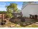 Relaxing backyard with hammock and chairs, creating a cozy outdoor retreat at 1821 Towne St, Johns Island, SC 29455