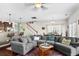 Cozy living room with large sectional sofa and natural light at 1821 Towne St, Johns Island, SC 29455