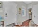 Light and airy entryway with hardwood floors, a window, and shoe drop zone at 208 Sumter Ave, Summerville, SC 29483