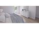 Relaxing bedroom with a dresser and a balcony offering an inviting outdoor view at 2161 W Jimtown Dr # 101, North Charleston, SC 29405