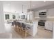 Open kitchen featuring bar stool seating at the island and stainless-steel appliances at 2161 W Jimtown Dr # 101, North Charleston, SC 29405