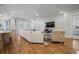 Open floor plan with spacious living room and views of the kitchen area at 274 Tupelo Lake Dr, Summerville, SC 29486