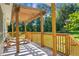 Covered patio with lounge chairs for relaxing outdoor living at 286 Mallard Lake Rd, Dorchester, SC 29437