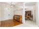Bright foyer with hardwood floors, a double-door entrance, and elegant accents leading to the dining area at 2938 Old Drake Dr, Seabrook Island, SC 29455