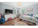 bedroom featuring a window and a cheerful rainbow theme at 309 Pinopolis Park Dr, Moncks Corner, SC 29461