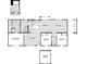 Detailed floor plan showcasing layout of bedrooms, bathrooms, kitchen, and living areas, with dimensions included at 313 Marion Rd, Dorchester, SC 29437