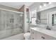 Updated bathroom with shower, tub and vanity at 4030 Babbitt St, Charleston, SC 29414