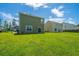 Expansive backyard with lush green grass and neighboring houses on a sunny day at 431 Buckhannon Ln, Moncks Corner, SC 29461