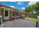 Deck area with grill has space for entertaining, and easy access to the yard at 439 Temple Rd, Ladson, SC 29456