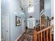 Spacious entryway with high ceilings, hardwood floors, and staircase at 477 Commonwealth Rd, Mount Pleasant, SC 29466
