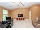 Spacious living room with vaulted ceiling, large windows, and comfortable seating at 477 Commonwealth Rd, Mount Pleasant, SC 29466