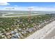 Aerial view of the beach home, near Charleston Peninsula only 11 miles away at 509 E Ashley Ave, Folly Beach, SC 29439