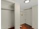 Compact closet space with built-in shelving and an efficient layout at 509 E Ashley Ave, Folly Beach, SC 29439