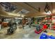 Large garage area with motorcycles and ample space for projects at 5904 Hagood Ave, Hanahan, SC 29410
